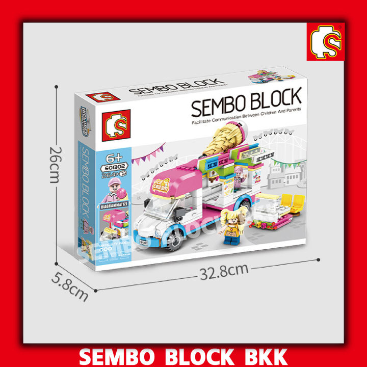 ชุดตัวต่อ-sembo-block-ร้านรถขายไอติม-sd601302-จำนวน-264-ชิ้น