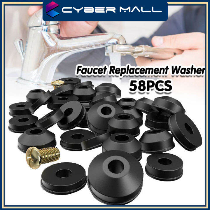 58pcs Faucet Leak Rubber Grommet Faucet Replacement Washers Lazada PH