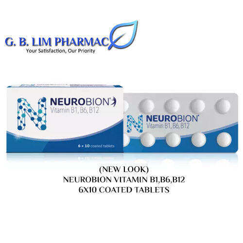 NEUROBION VITAMIN B1,B6,B12 60 TABLETS PER BOX (EXP:31-OCT-2024 ) | Lazada