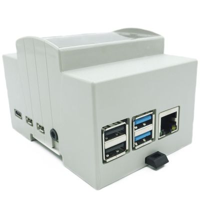 for Raspberry Pi 4 Model B ABS Case White Case Protective Case Enclosure for Raspberry Pi 4B