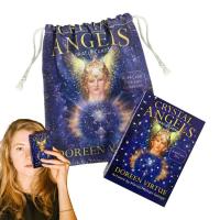 Tarot Cards For Beginners Tarot Storage Pouch with Crystal Angles Oracle Cards Tarot Gifts For Boys Girls Tarot Table Board Game for Friends Gatherings Magicians steady