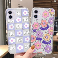 ลายการ์ตูนฝาปิดสำหรับเคสฝาปิด iPhone Case for IPhone 14 11,12,13,12promax,13promax Iphone 7 8 SE 2020 7Plus 8Plus X XS Max Case โทรศัพท์ โปร่งใส ทาสี เคส