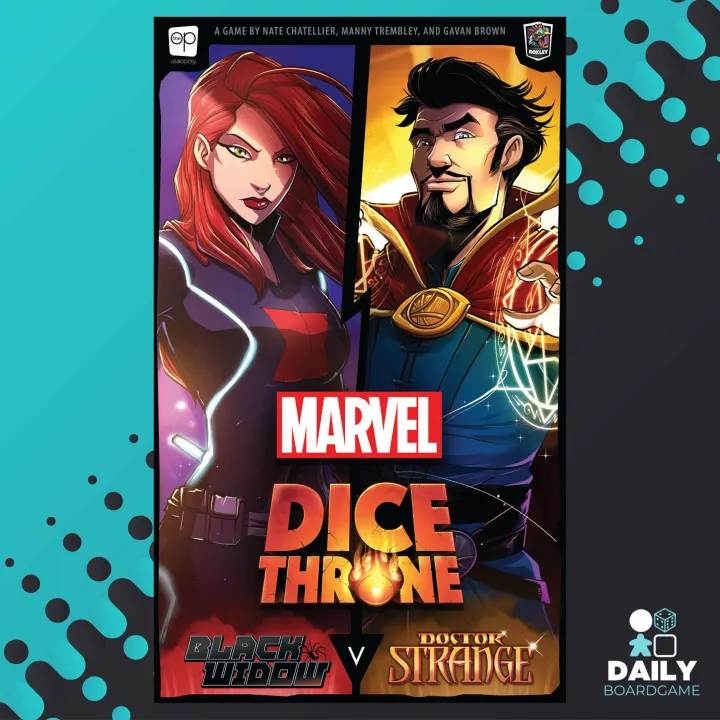 Marvel Dice Throne Black Widow v. Doctor Strange [Boardgame] Lazada