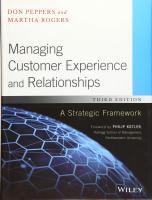 หนังสืออังกฤษใหม่ Managing Customer Experience and Relationships : A Strategic Framework -- Hardback (3 Rev ed) [Hardcover]