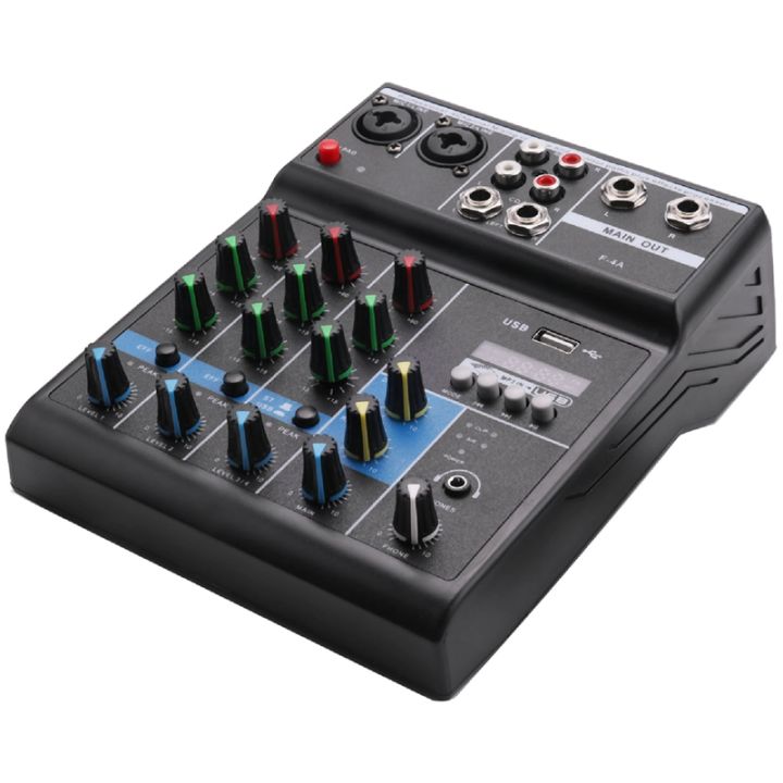 portable-audio-mixer-professional-4-channel-bluetooth-mixer-dj-console-with-reverb-effect-for-karaoke-usb-live-stage-ktv