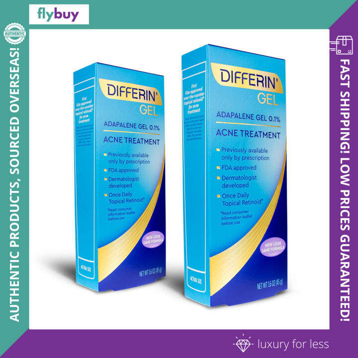Differin Gel Acne Treatment Retinoid Treatment (Tube, 45g) for Face