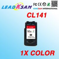 1x ตลับผงหมึกสีสำหรับ Cl141 Cl-141 Pixma Mg4110 Mg3210 Mg3510เครื่องพิมพ์ Mg474