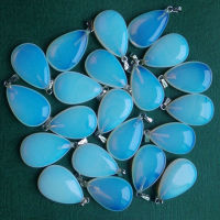 2018 Fashion Hot Sell Good Quality Natural Opal Opalite stone water drop charms pendants jewelry 50pcslot wholesale Free