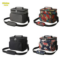 ShiningLove Insulated Cooler Bag 10L Collapsible Waterproof Picnic Bag Foldable Cool Bag With Carrying Straps For Camping Picnic