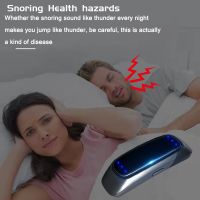 【CW】 Anti Snoring Device EMS Pulse Stop Snore Apnea Aid USB