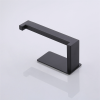 4X Toilet Paper Holder Matte Black, Toilet Tissue Roll Holders Dispenser and Hangers Wall Mounted for Bathroom &amp; Kitchen