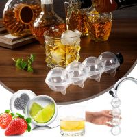 【cw】 Round Makers Hockey Mold Cocktail Vodka Mould Bar Maker