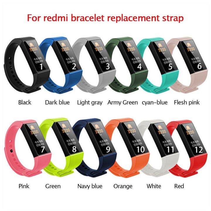 Silicone strap For Xiaomi Mi Band 4C Replacement Wristband For