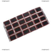 minglieyue2 24pcs 25mm round Square จักรยานยางยางยางยางชุดซ่อมเครื่องมือ