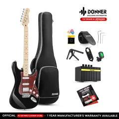 Donner DST-400 Full-Size Electric Guitar Solid Alder Body