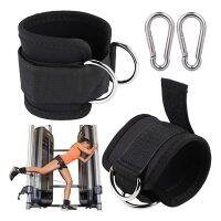 Ankle Strap for Cable Machines,Padded Ankle Straps for Kickbacks Leg Extensions Glute Workout Leg Straps