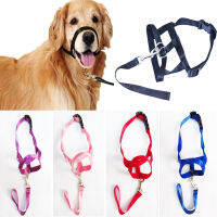 Creative Dog Halter Halti การฝึกอบรมหัวอ่อนโยนผู้นำสายรัดไนลอน Breakaway ที่มีประโยชน์ Harnesses ตะกั่วร้อน SML XL XXL-Youerd