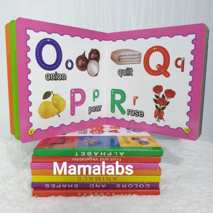 HARD PAGES Kids Learning Books Alphabet Numbers Baby Books Lazada PH