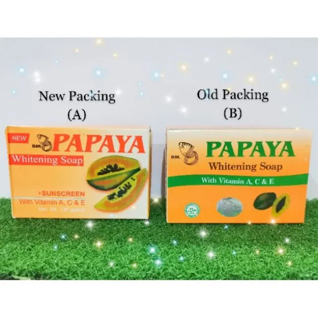 Multi purpose fancy soap papaya extract whitening soap 135g Lazada