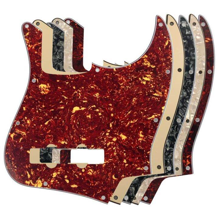 Pleroo Guitar Parts Pickguards Standard 10 Holes 4 String Suit For