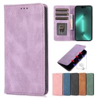 Strong Magnetic Flip Cover for iPhone 14 14 Plus 14 Pro Max PU Leather Wallet Case for iPhone 13 12 11 Pro XR XS MAX 6 7 8 Plus  Screen Protectors