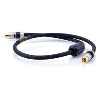 Monster HIFI RCA To RCA Male Math Audio Coaxial Cable 75 Ohm Multi-shielded Spdif DAC Decoder Audio Amplifier Cable