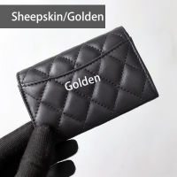 Luxury Classical Women Bag Brand Fashion Sheepskin Leather Business Card Holder Genuine Leather Credit Card Holder