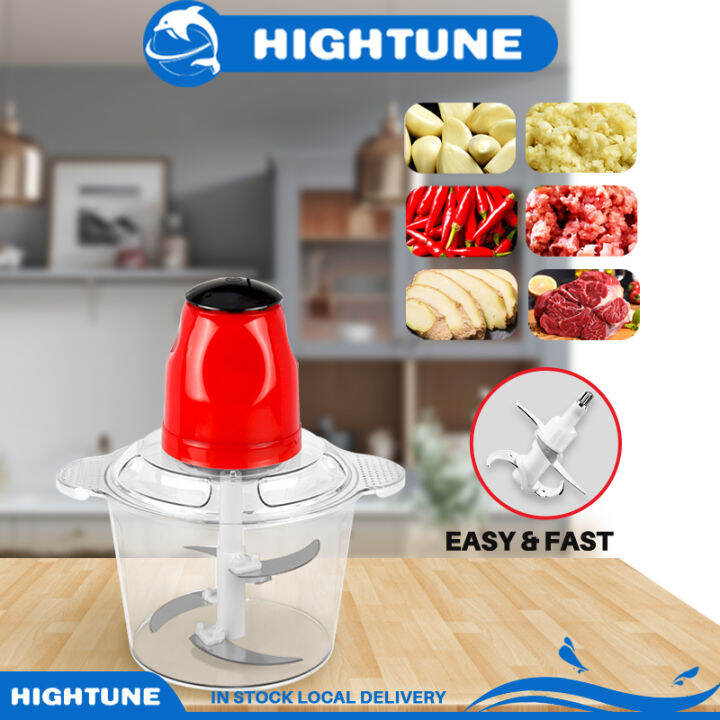 HIGHTUNE Electric Chopper Blender Food Meat Grinder Chopper
