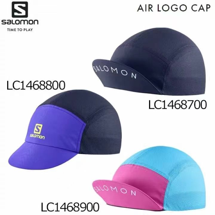 หมวกโลโก้-salomon-air-unisex-สีครีม-คาร์บอนดํา