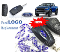 ราคาต่อ 1 ชิ้น โลโก้ ฟอร์ด จิ๋ว ติดกุญแจ Ford tiny logo for key case covers 3d emblem for ranger f150 everest