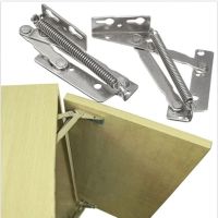 2pcs 80 degree Sprung Hinges Cabinet Door Lift Up Stay Flap Top Support Cupboard Kitchen Door Hardware  Locks