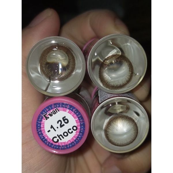 คอนแทคเลนส์สีดำ-สีchocoสายตาสั้น-1-25-จัดส่งตามที่สั่ง-ค่าสายตาอ่านรายละเอียดก่อนสั่งซื้อด้วยนะคะ