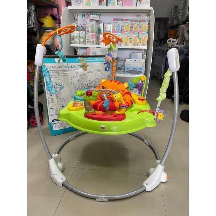 Fisher Price Laugh and Learn Puppy Jumperoo จั๊มเปอร์ของเล่นกระโดด รุ่นของเล่นเยอะ Lazada.co.th