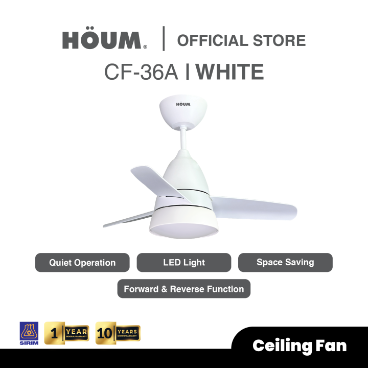HOUM CF36A 36 Inch Ceiling Fan Baby Fan 6 Speed Forward Reverse