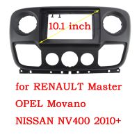 10.1 inch Car Fascia Radio Panel for RENAULT Master OPEL Movano NISSAN NV400 2010 Dash Kit Facia Trim Plate Adapter Console