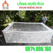 Tráng nuôi ếch lưới cước khum miệng 20cm - mắt lưới 2.5mm