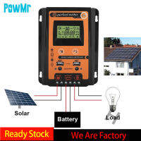 【German Craftsmanship】Solar MPPT คอนโทรลเลอร์ชาร์จพลังงานแสงอาทิตย์12V 24V 30A 50A 70A ตัวควบคุมพลังงานแสงอาทิตย์ตัวควบคุมแบตเตอรี่พลังงานแสงอาทิตย์พลังงานแสงอาทิตย์ Dual USB 5V จอแสดงผล LCD PV ตัวควบคุมแบตเตอรี่โหลดนาฬิกาจับเวลาแบบ Dual USB พลังงานแสงอาท