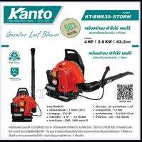 KANTO เครื่องเป่าลม เป่าใบไม้ เบนซิน 2 จังหวะ รุ่น KT-BW630-STORM(Gasoline Leaf Blower)แรงมาก