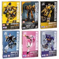 ใหม่เป่าแตรหม้อแปลง Bumblebee blitzwing soundwave ประกอบสมาร์ทชุดมินิพ็อกเก็ตนักรบรูปการกระทำหุ่นยนต์ของเล่น