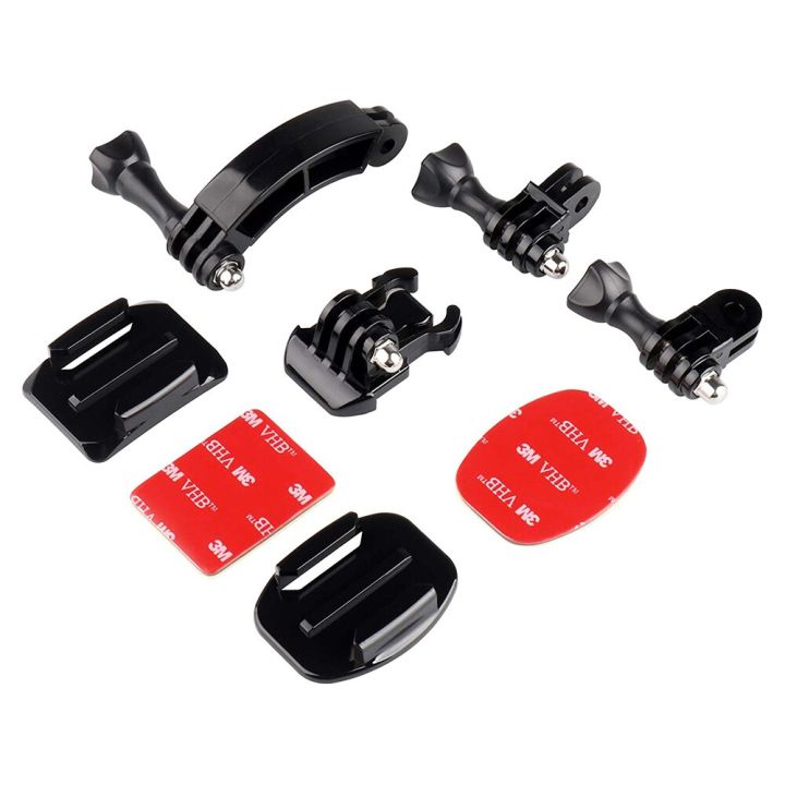 universal-rotary-extension-arm-mount-set-for-gopro-hero-11-10-9-8-7-6-5-action-camera-quick-release-buckle-mount-adhesive-mount