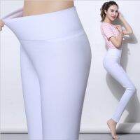 White Leggings Women S-6XL Stretch High Waist Push Up Sexy Pencil Pants Mujer Femme Legins