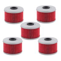 4pcs KN113 Powersports High Performance Oil Filter for TRX350 TRX400 EX CB400 ATC250ES TRX500 Replace HF113