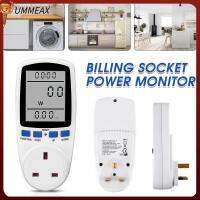 UMMEAX Watt Kwh US Plug ปลั๊กไฟแบบอังกฤษเครื่องวิเคราะห์พลังงานซ็อกเก็ตเครื่องเครื่องทดสอบซ็อกเก็ตเครื่องวัดการบริโภคไฟฟ้า