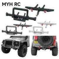 TRX4 Classic Metal Front and Rear Bumper with Capstan Mounting Seat for 1/10 RC Crawler TRX-4 Defender Upgrade Parts