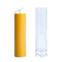 DIY Candle Mold Conjoined Cylindrical Durable Plastic Mould Geometric Shape Paraffin Wax Bees Wax Mold