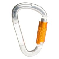 สะดวกล็อคอัตโนมัติทนต่อการกัดกร่อนความแข็งแรงสูงปีนเขาสำรวจ Carabiner คลิปอุปกรณ์ปีนเขา