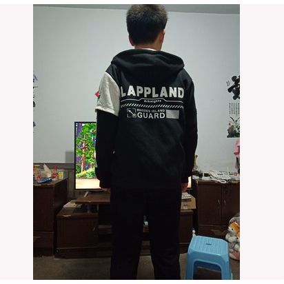 เกม-arknights-lappland-คอสเพลย์แจ็คเก็ต-unisex-ข้นซิปคลุมด้วยผ้านักเรียนเสื้อกันลมเสื้อคลุม