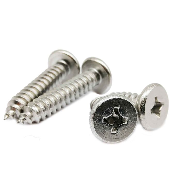 1050pcs-m2-m3-m4-m5-m6-304-stainless-steel-cross-recessed-phillips-ultra-thin-super-low-flat-wafer-head-self-tapping-wood-screw