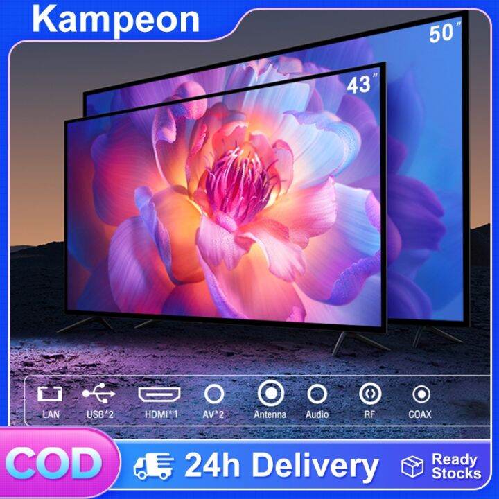 Smart TV 43 inch Slim FULL HD WIFI Android 9 Black LED 1080P television