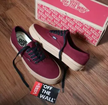 Vans era merah discount maroon